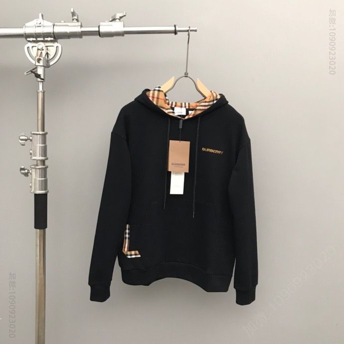 BBR新款 三标齐全原版水洗麦（高版本）秋冬新品，时尚帽款卫衣