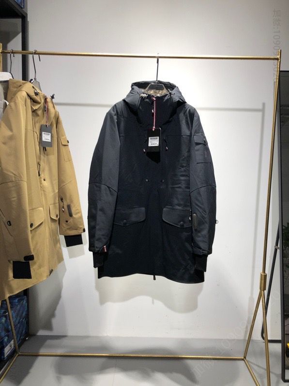 法国Mo家 19新款男士休闲连帽外套 Grenoble防水压胶风雪羽绒服