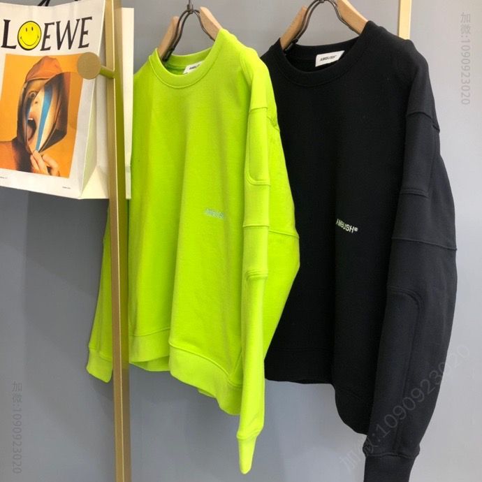 AMBUSH FW20 Crewneck Sweat Shirt 字母刺绣圆领套头卫衣