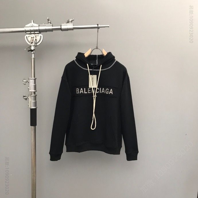 Balenciaga巴黎世家三标齐全秋冬款连帽卫衣