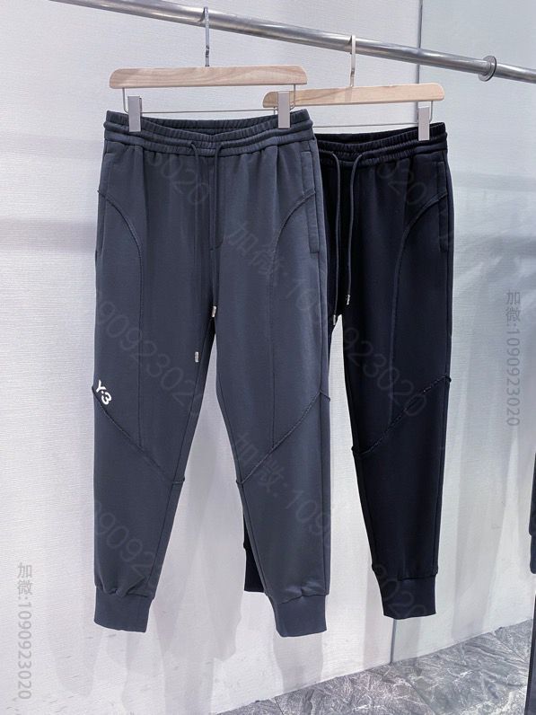 Y3山本20ss秋冬新款经典字母签名棉质卫裤