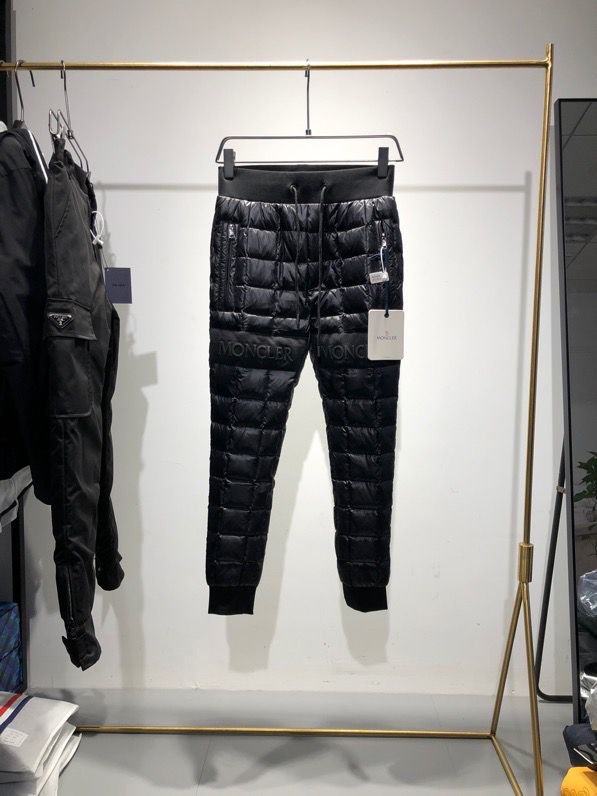 Moncler 2023ss法国羽皇今冬首款超帅修身保暖高档羽绒裤