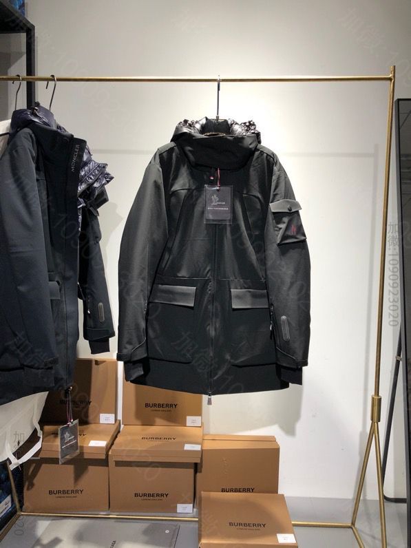 蒙口男装羽绒服 法国羽皇重工款！GRENOBLE 极地御寒系列男款双层可脱卸帽羽绒服 原单蒙口羽绒服 