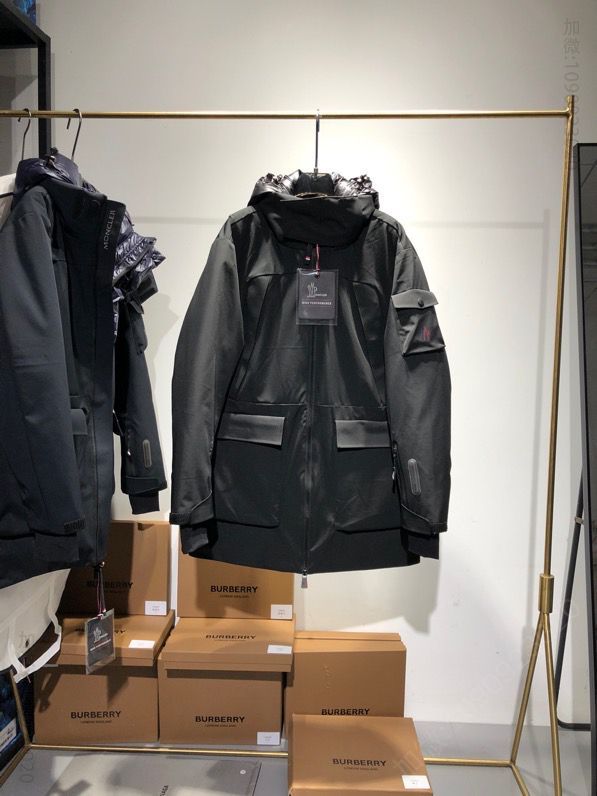 蒙口男装羽绒服 法国羽皇重工款！GRENOBLE 极地御寒系列男款双层可脱卸帽羽绒服 原单蒙口羽绒服