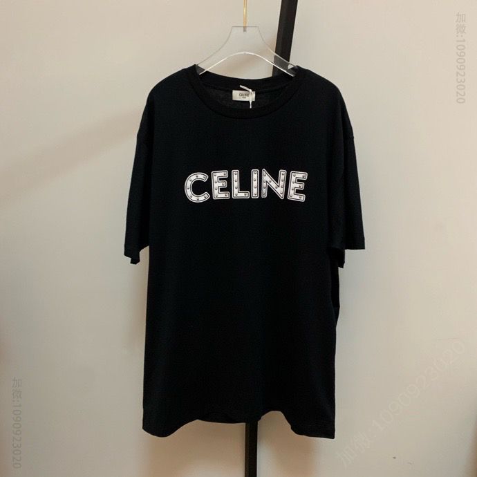 CelineMonochroms柳钉系列超级百搭T恤