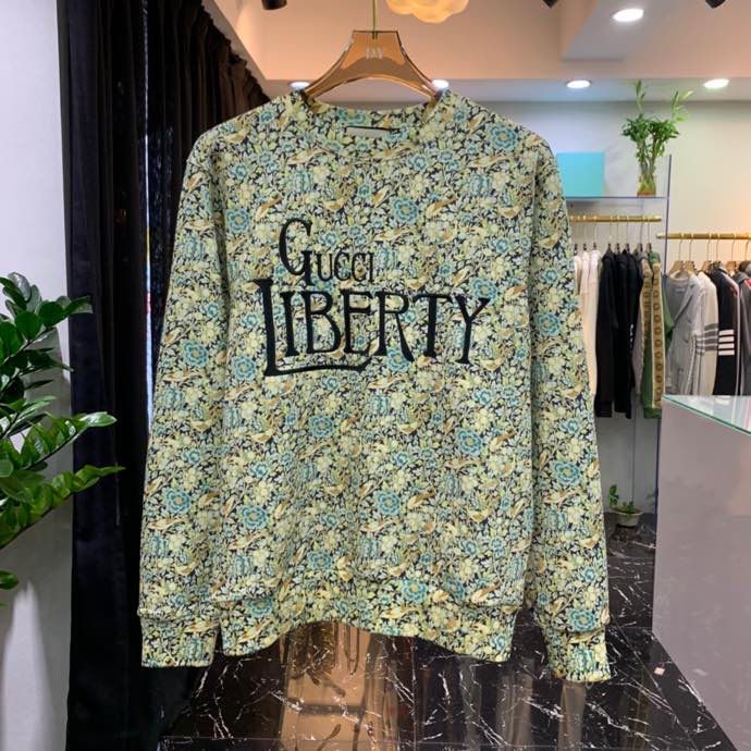 Gucci Liberty花卉印花卫衣