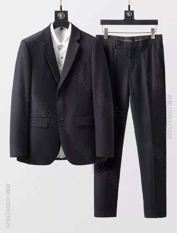 LV男装西装/西服套装 Lv 经典双排扣夹克西装套装 原单LV西装/西服套装 