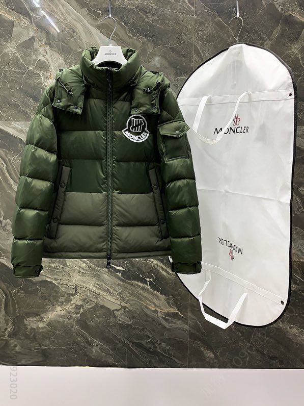 MON x ARENSKY四条杠合作款20秋冬限量联名款时尚可拆卸连帽保暖羽绒服