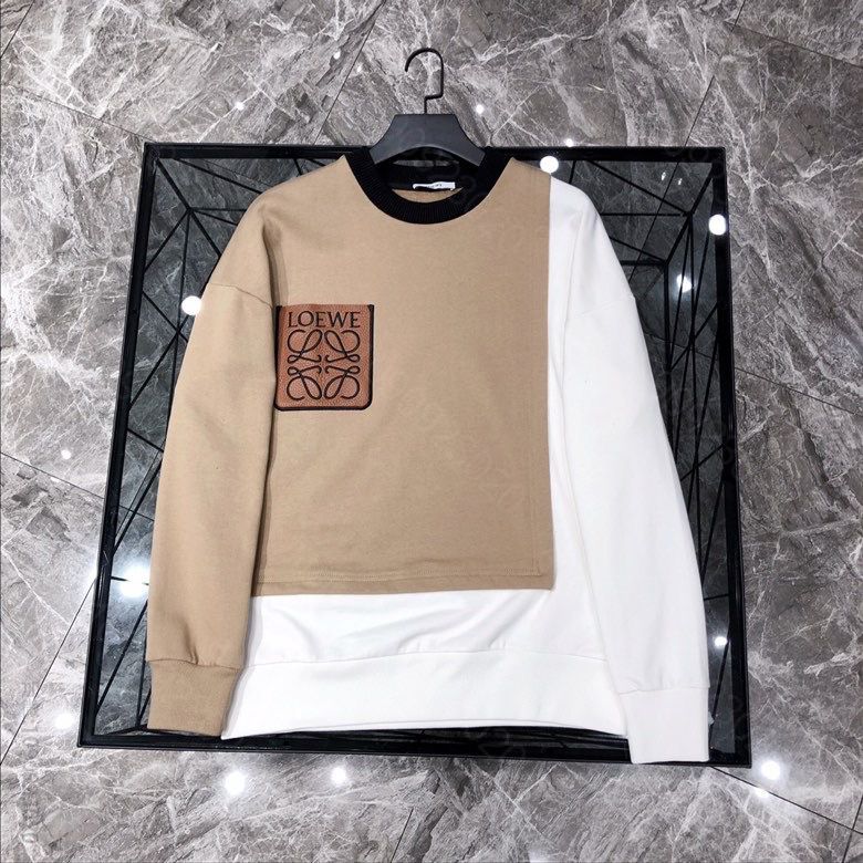 LOEWE真皮口袋卫衣