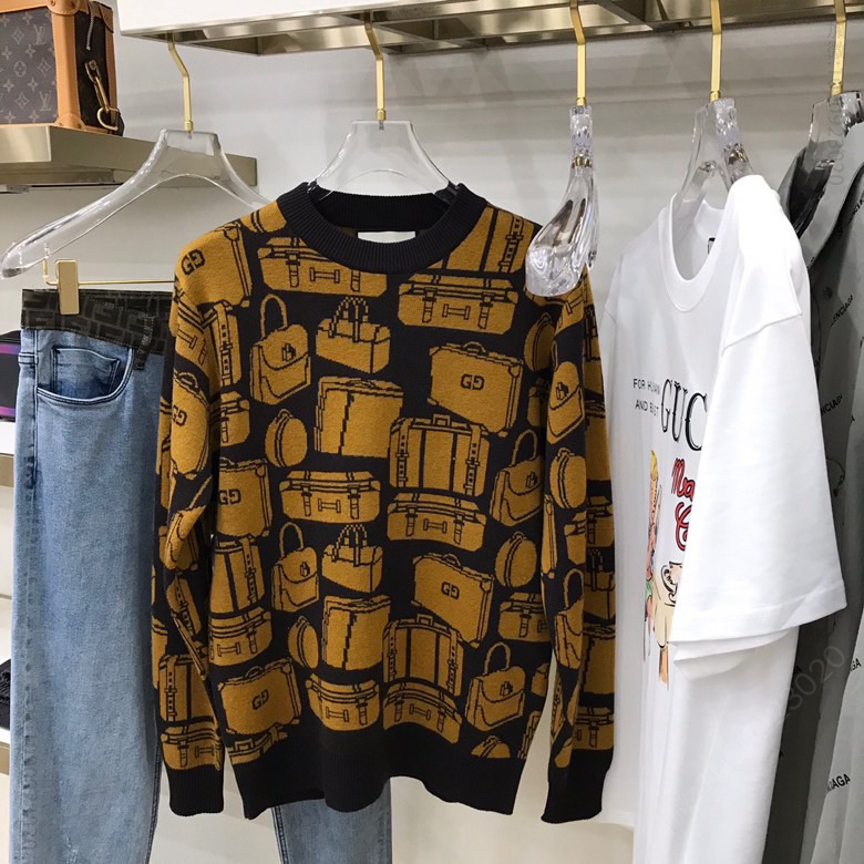GUCC 品牌潮流logo针织毛衣