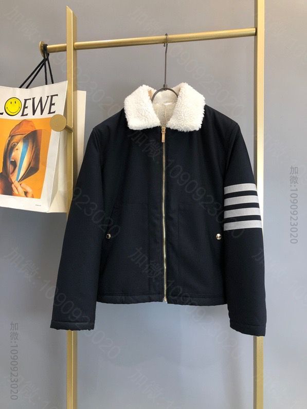TB 2023FW秋冬新品内里羊羔绒短款休闲夹克