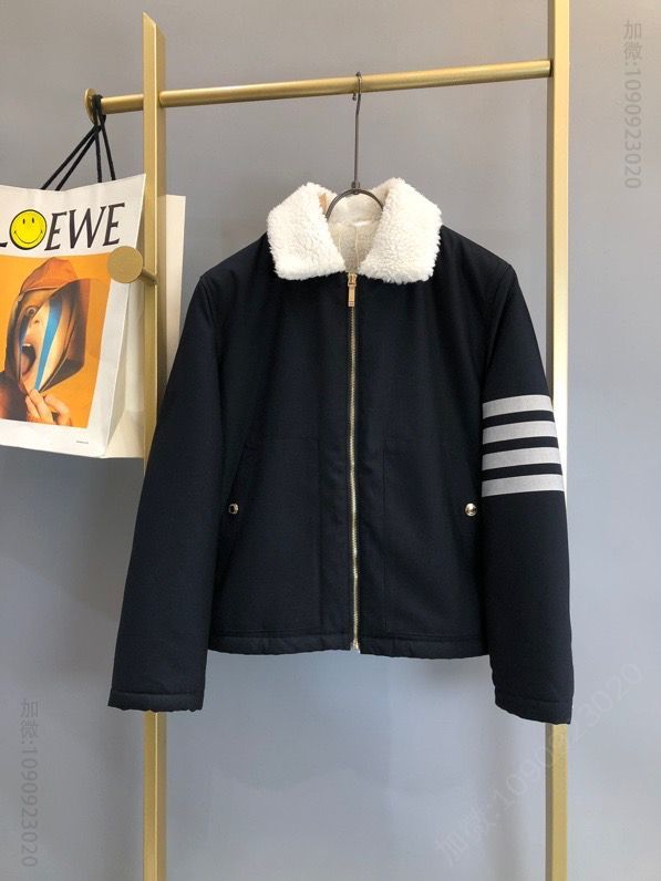 TB 2023FW秋冬新品内里羊羔绒短款休闲夹克