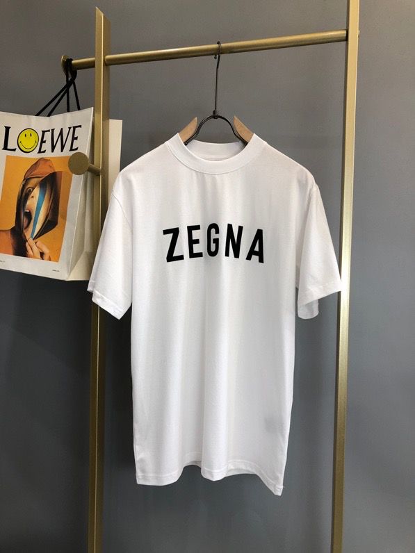 高仿杰尼亚男装短袖T恤 杰尼亚男装T恤 2023秋冬世纪联名 ZEGNAFOG联名T恤 原单杰尼亚短袖T恤 