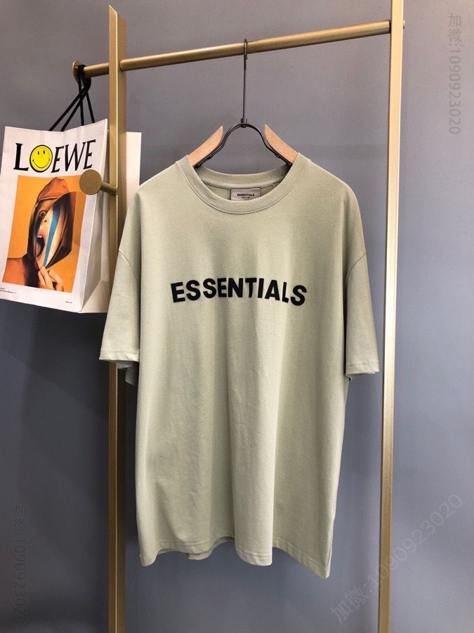 FEAR OF GOD ESSENTLALS 复线 3Ｍ反光字母FOG高街短袖