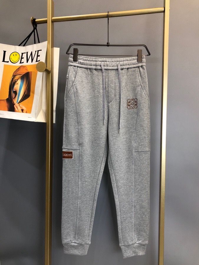 Loewe 20FW秋冬新品 提花色织新款卫裤