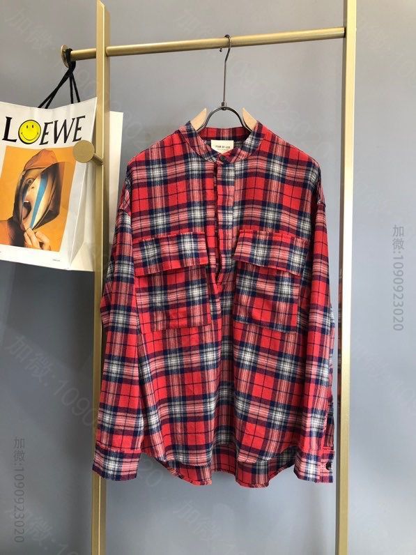 Fear of God FOG 第六季主线 格子长袖衬衫