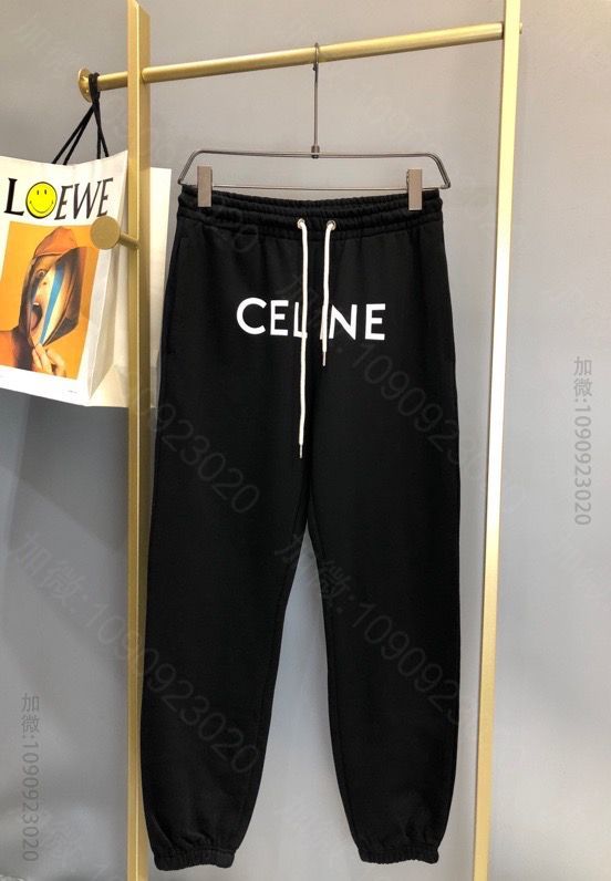 赛琳男装休闲裤 Celine 20秋冬新款棉质卫裤 原单赛琳休闲裤 