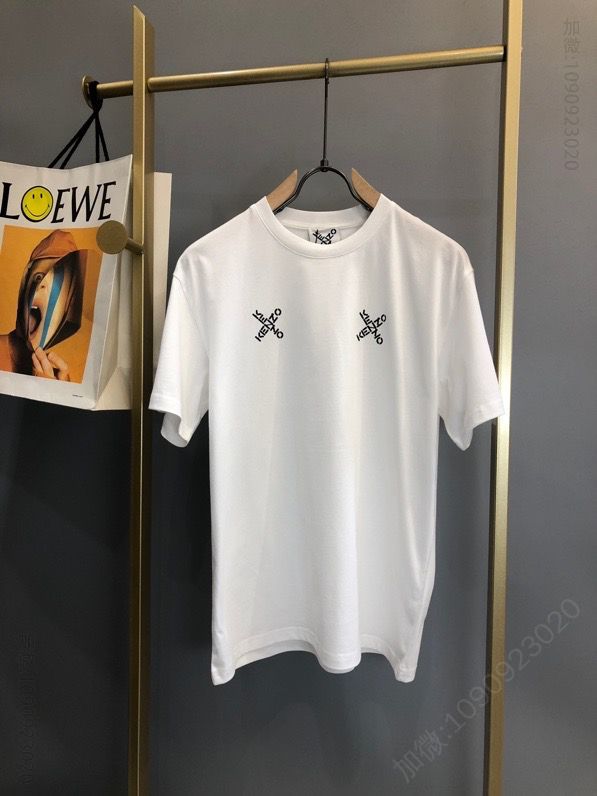 KENZO 2023早春logo男士logo短袖T恤