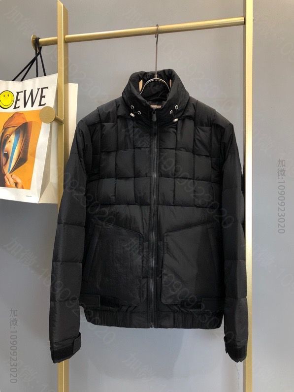 BV 2023AW秋冬新款立体编织设计立领羽绒服