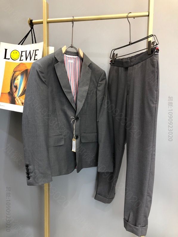 汤姆布朗西装 TB 2023FW羊毛修身西服套装 原单汤姆布朗男装西服 