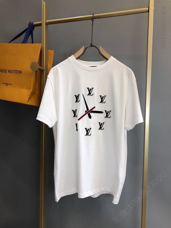 1V 2023FW早春系列品牌logo时钟短袖