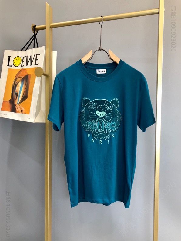 Kenzo 2023早春限定款虎头刺绣T恤