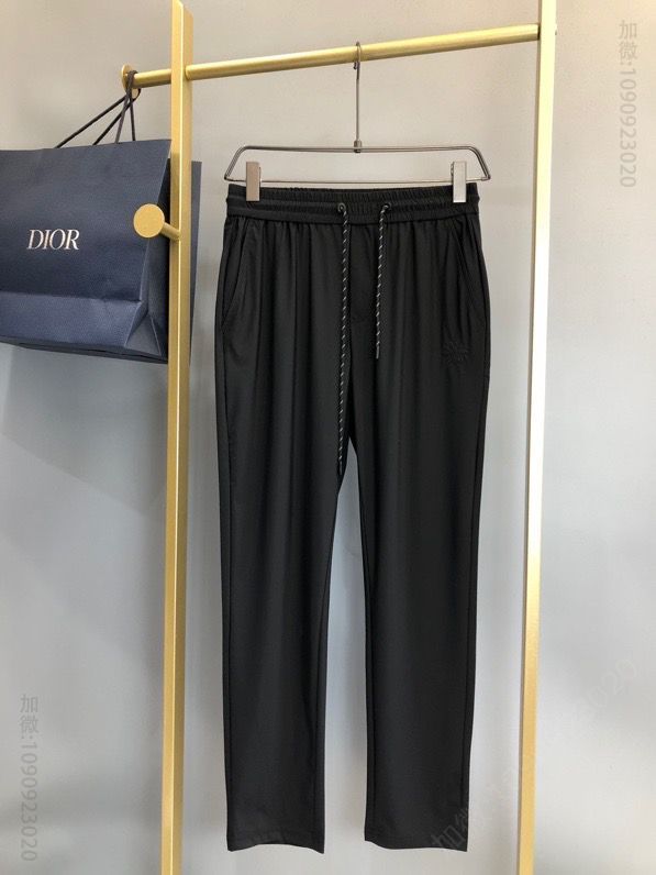 Dior 20 松紧绑带棉质小蜜蜂立体标识束口卫裤