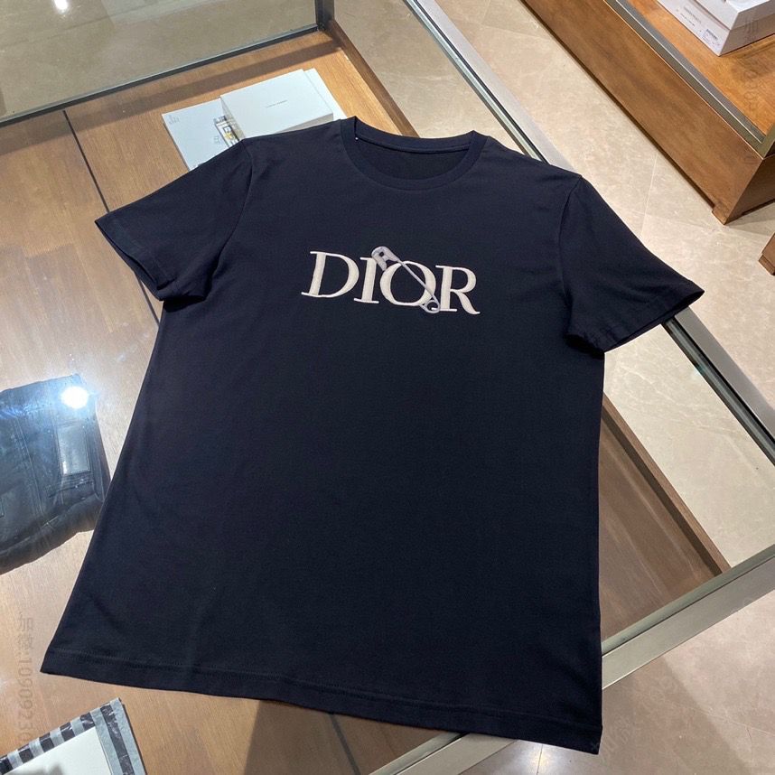 新款Dor迪奥刺绣走秀款全棉短袖T恤