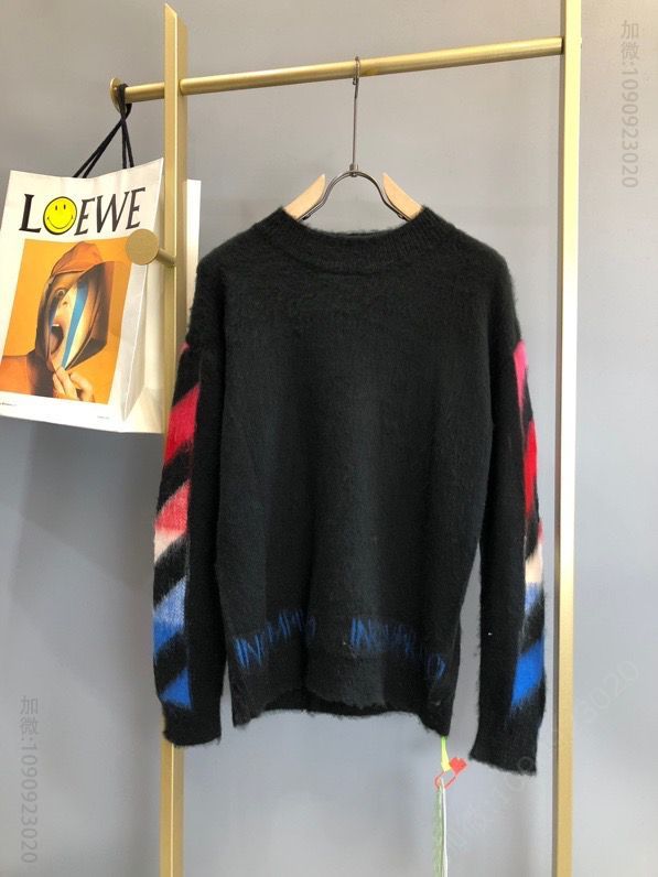off-white 2023FW秋冬新品海马毛毛衣
