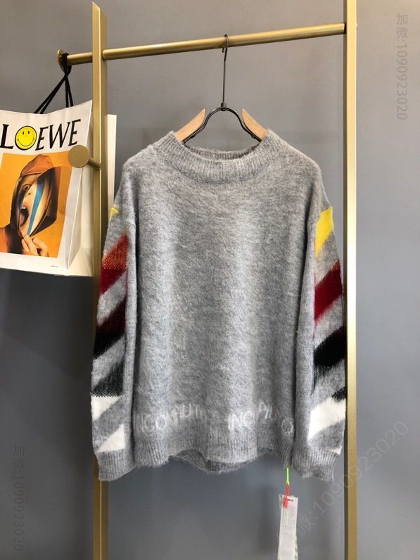 off-white 2023FW秋冬新品海马毛毛衣