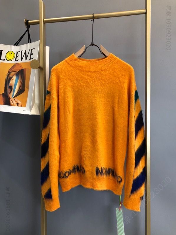 off-white 2023FW秋冬新品海马毛毛衣