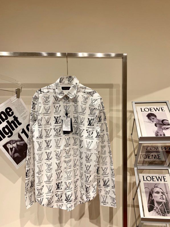 Louis Vuitton 21ss涂鸦衬衫专柜最新款系列