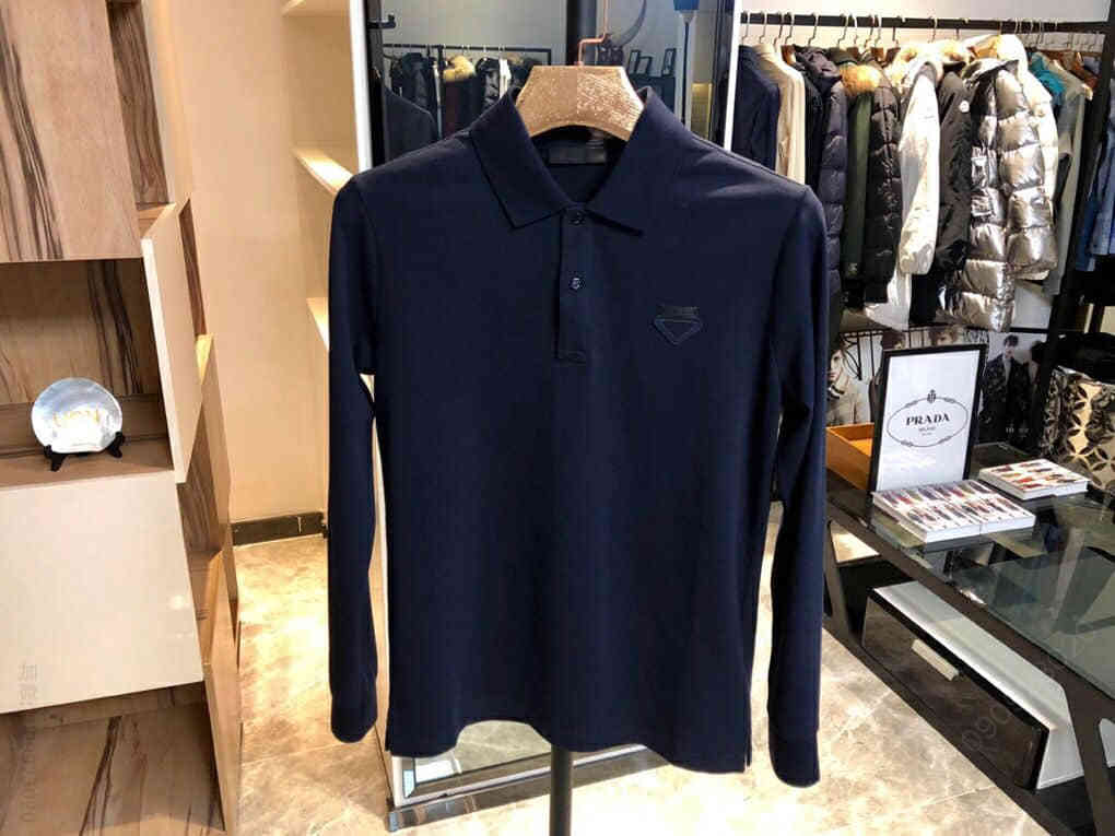 PRADA普拉达男士翻领POLO衫