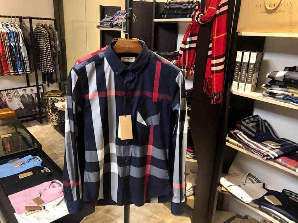 巴宝莉Burberry经典NOVA格纹色织格纹衬衫