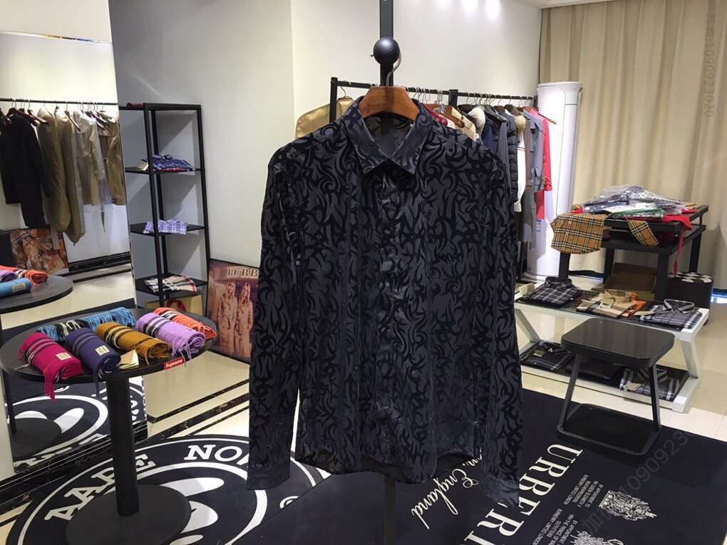 Dior植绒2023ss专柜最新款衬衣