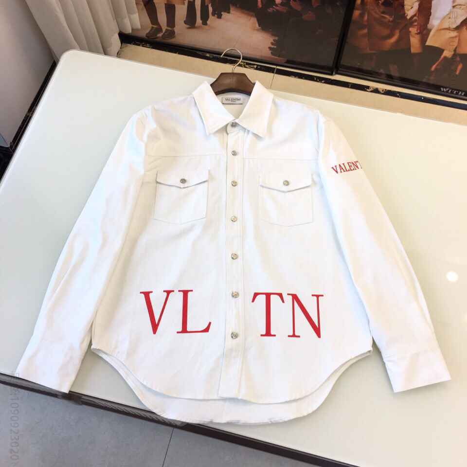19ss秋季新款牛仔衬衣 VLTN高密牛仔