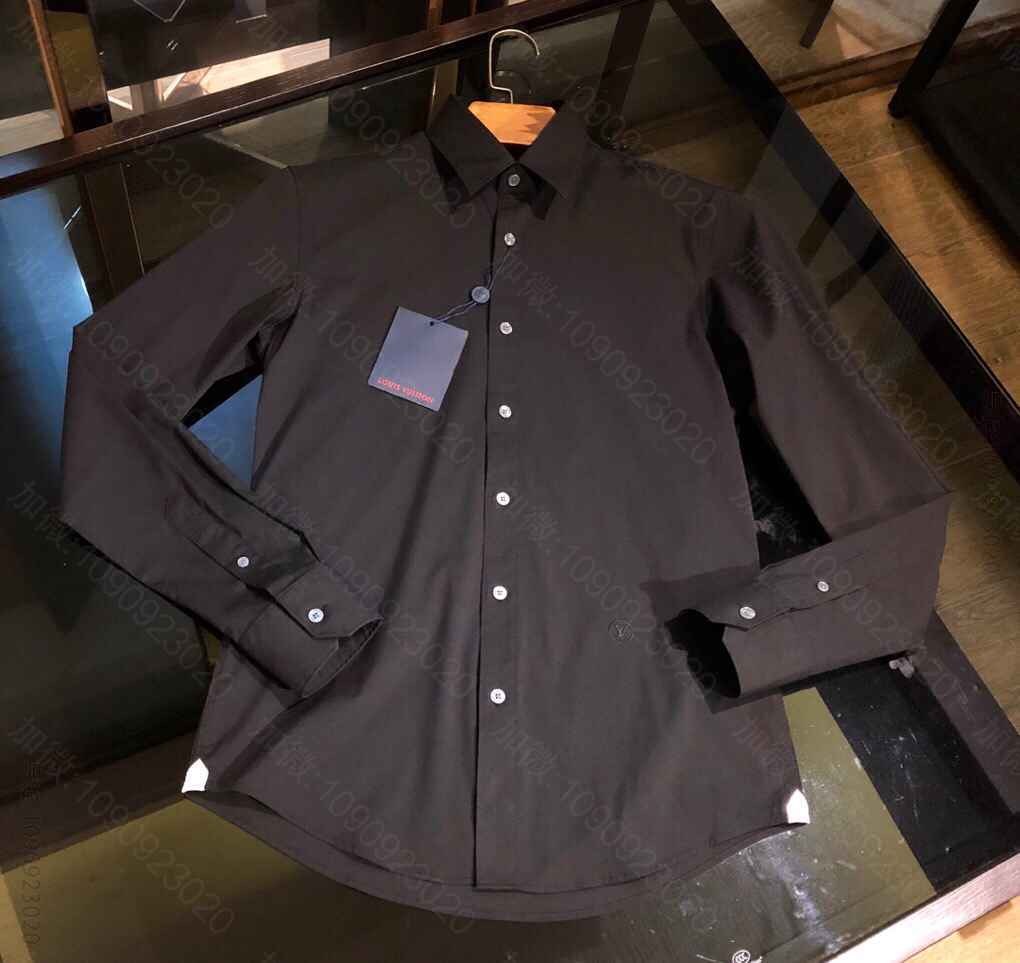 弹力府绸修身衬衫白金级驴牌1A31E3男士商务休闲纯色衬衫