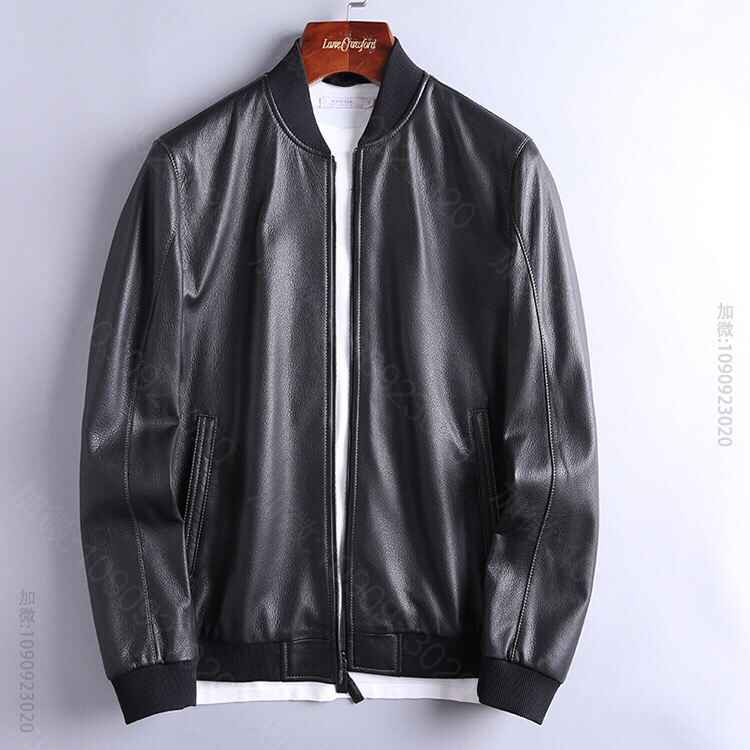 阿玛尼男装皮衣 阿玛呢 Arma进口新西兰绵羊皮真皮皮衣 原单阿玛尼皮衣 
