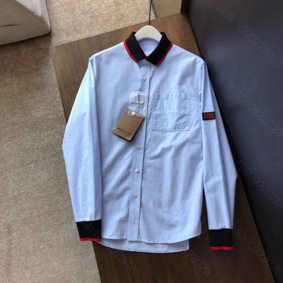 BBR官网同步款针织装饰棉质牛津纺长袖衬衫