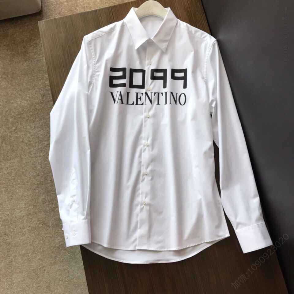 VLTN、2023SS专柜新款、限量字母印花休闲衬衫