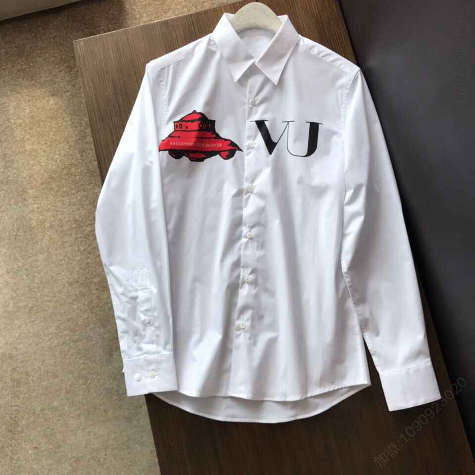 VLTN、2023SS专柜新款限量字母印花休闲衬衫