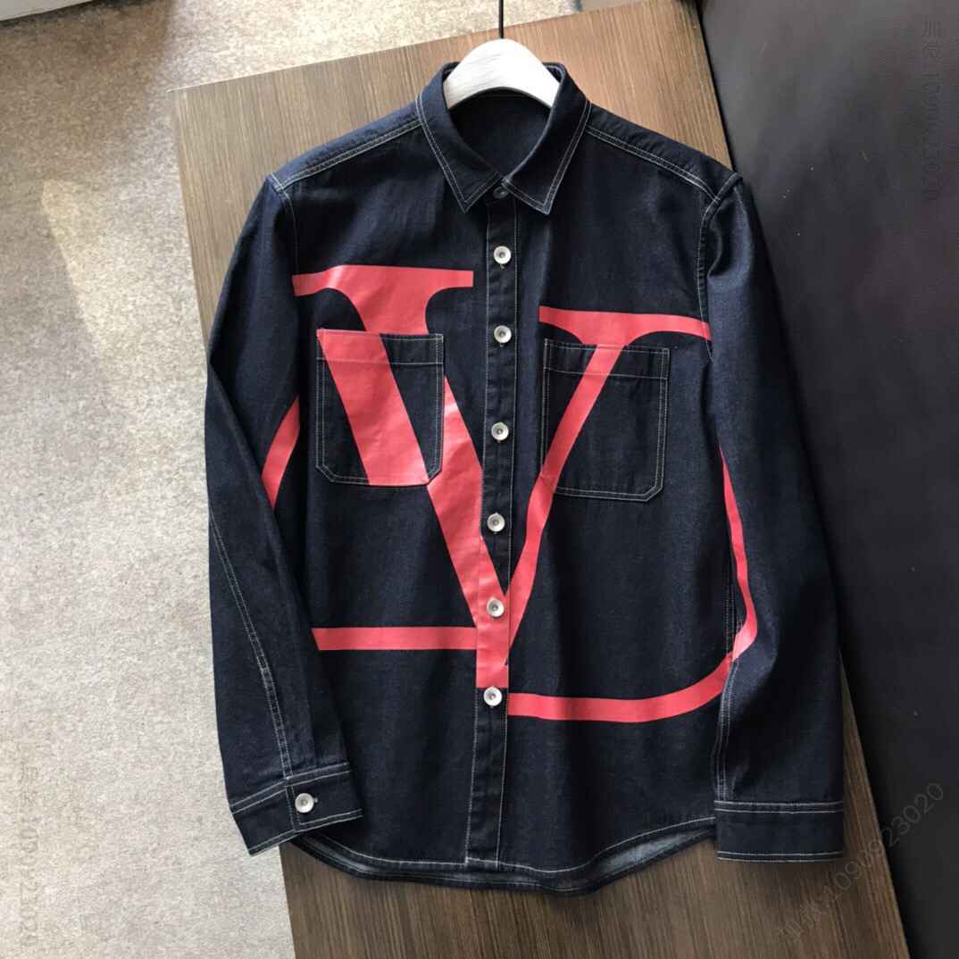 VLTN、19秋冬新‎品牛‎仔衬衫