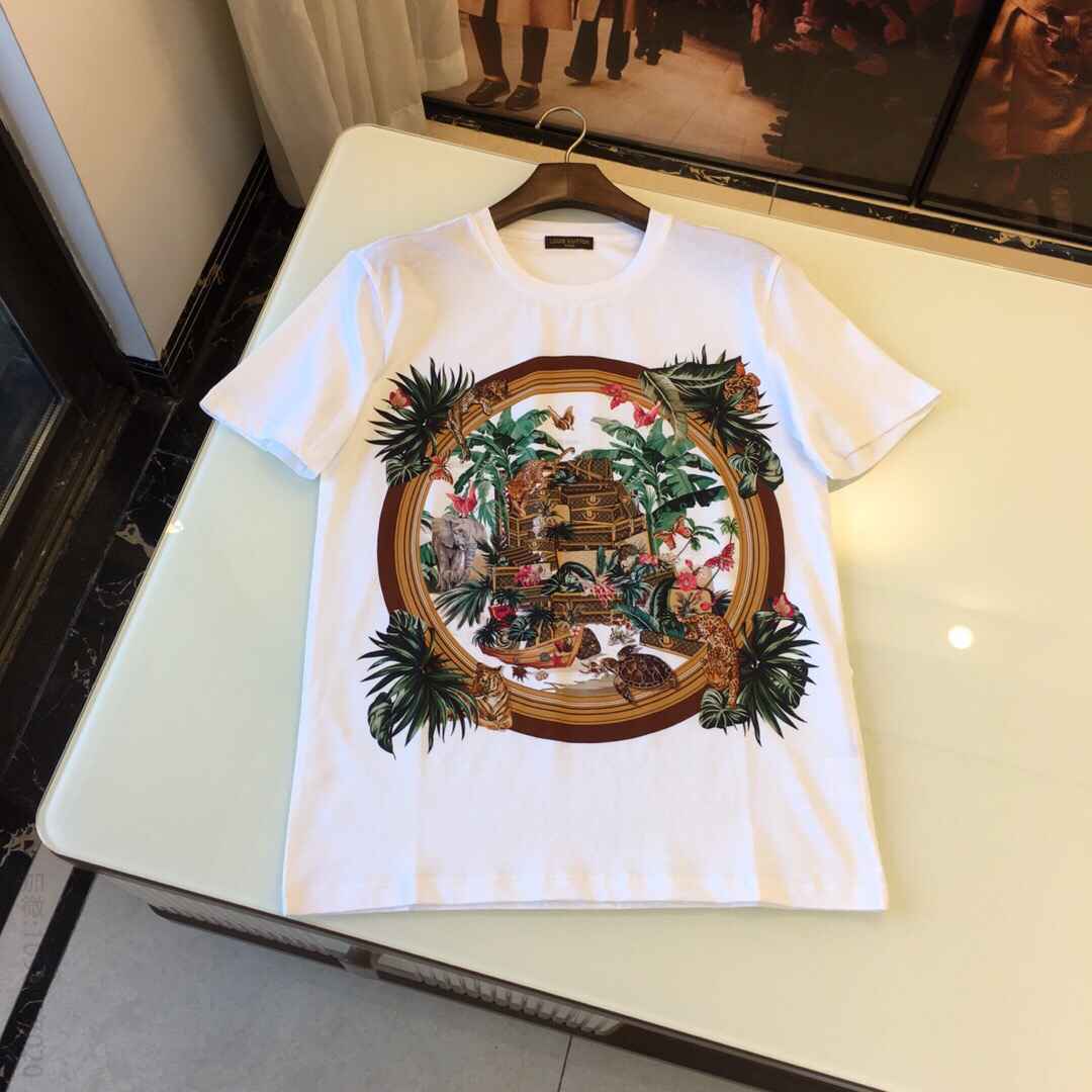 LV 2023 S/S春‎夏 经典logo皮‎箱配上中国风‎ 简直好看‎到爆 康‎丽百万‎印花机数码‎印花