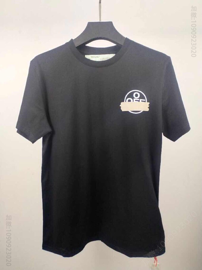 Off white 2023 SS 官网同步新款 胶‎条‎重叠立体箭‎头 短袖T恤
