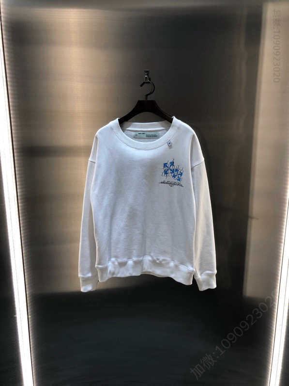 OFF-WHITE 2023SS 春夏最新 FANCE ARROWS S/S 铁丝网箭头卫衣