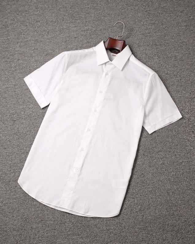 ZEGNA 杰尼亚 2023专柜最新款男士天丝麻商务必备款短袖衬衫