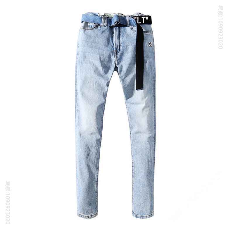 OFF WHITE 20新款丝印牛仔裤