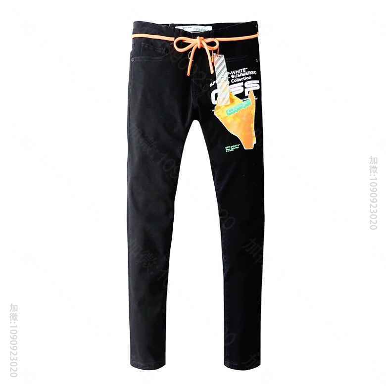 OFF WHITE 20新款丝印牛仔裤