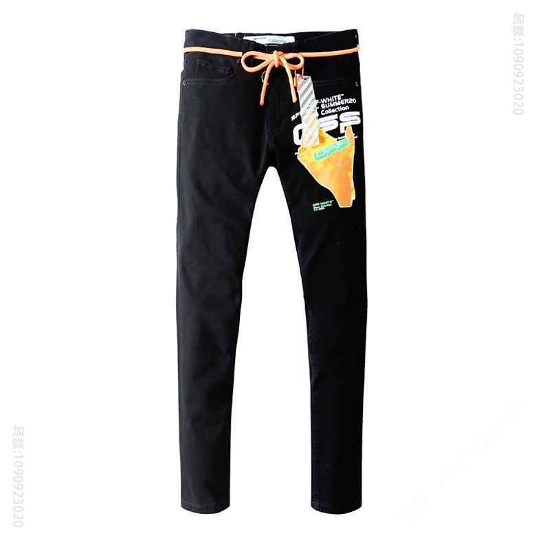 OFF WHITE 20新款丝印牛仔裤