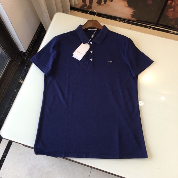 GUCC 2023SS春夏系列最新专柜款 男士POLO衫 反领短袖T恤